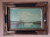 a picture of a painting hanging on the wall