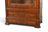 BIBLIOTHEQUE anciennement armoire à glace en placage de loup… (photo 2)