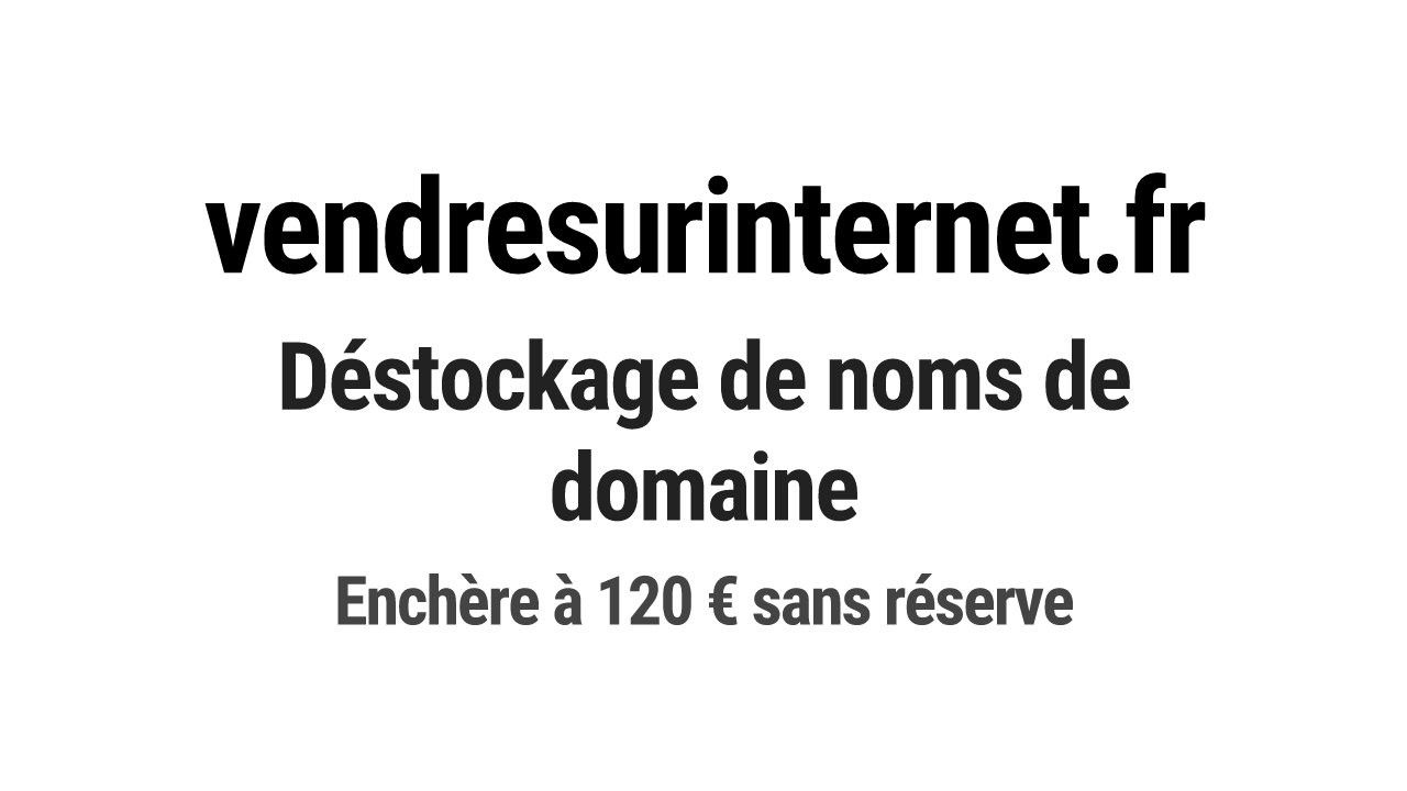 Destockage & Invendus