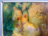 une photo d'un tableau représentant deux personnes dans l'eau