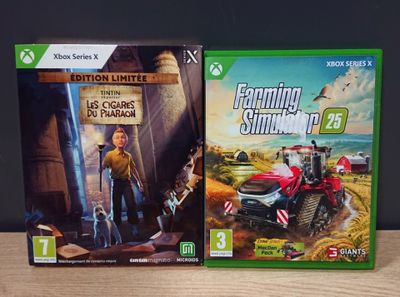 Lot de 2 jeux XBOX composé de: 1 Jeu Xbox Series X :Tintin R…