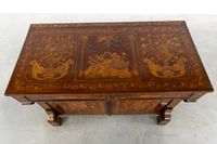Buffet hollandais ancien, riche marqueterie florale ornée d'… (photo 6)