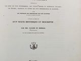 a black and white image of an old book with a title