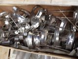 a box full of metal parts sitting on a table