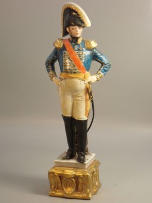 Porcelaine d'Italie - de Capodimonte signé B.