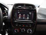 the dashboard of a car with a steering wheel and dashboard controls