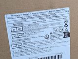 a box that has a label on it