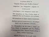 a close up of a page of a book with a picture on it