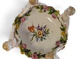 a picture of a decorative bowl with flowers on it