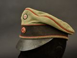 an image of a military hat on a mannequin head