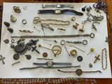 a table with a lot of jewelry on it