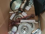 a box full of assorted items that are in the box