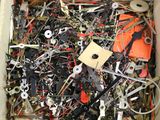 a box full of assorted items that are in it
