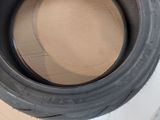 tires are stacked on top of each other on a cardboard box