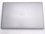 a laptop with a dell logo on the back of it