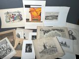 many different pictures of people on the pages of a book