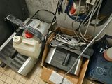a box of electrical equipment on the floor in a room
