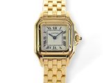 Cartier, « montre-bracelet Panther pour femme en or jaune 18 carats avec bracelet », vers 1970