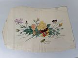 a picture of a piece of cloth with flowers on it