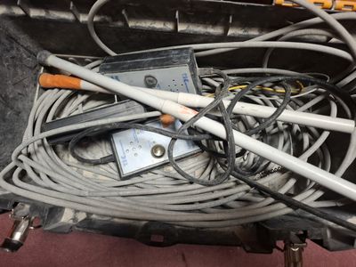 a bunch of wires and wires in a box