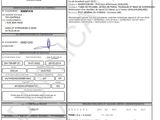 a sheet of paper with a barcode and a barcode on it