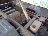 a close up of a trailer with a fuel tank on it