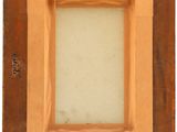 an old wooden picture frame with a white background on a white background