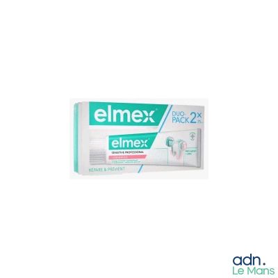 an image of a box of elmex toothpaste on a white background