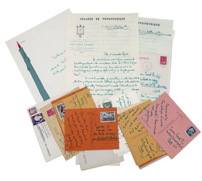 a pile of old letters and envelopes sitting on top of each other