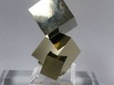 a metal sculpture that is on display on a table