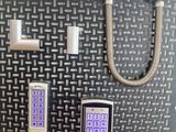 a picture of a display of electronic devices on a wall