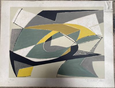 Othello RADOU (1910-2006) Composition abstraite