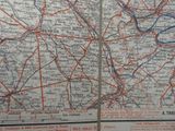 a map of a city on display in a museum