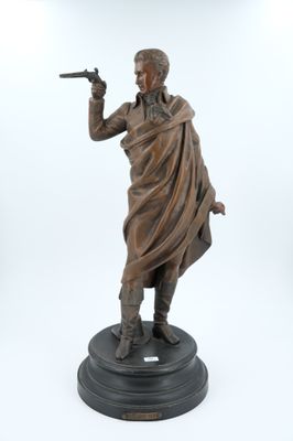 an image of a statue of a man with a gun in his hand