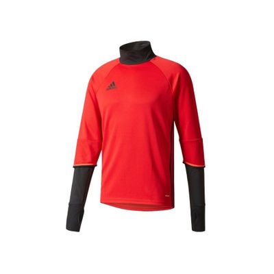 72 / Lot DE 3 Maillots Rouge/Noir Adidas Taille L /// C…
