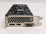 a close up of a video card on a white surface