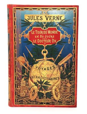 un livre sur lequel figure l'image d'un globe terrestre