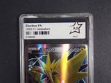 a close up of a pokemon trading card on a table