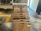 a lot of file cabinets on the floor in the office