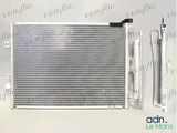 a radiator for a car is shown with the radiator and tools