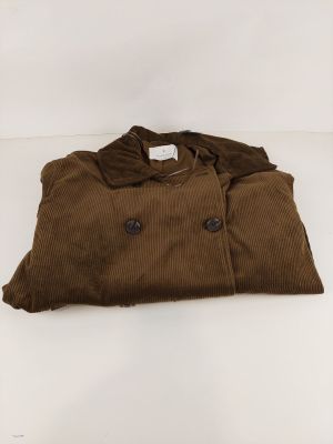 STRADIVARIUS - Veste en velours côtelé - Marron - Double bou…