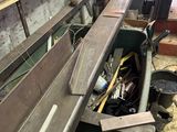 an image of a metal workbench in a workshop