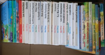beaucoup de livres dans une boîte