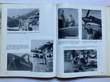 a book with pictures of people and airplanes in it