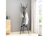 an image of a coat rack with a coat rack and a hat rack