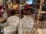 a lot of furniture that is in a store