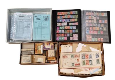 many different types of stamps in a box