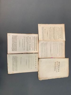 Six documents révolutionnaires sur le département de Charent…