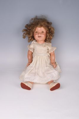 Poupée Shirley Temple Les yeux mobiles, bouche ouverte décou…