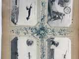 an old photo of a group of pictures of a man and a woman